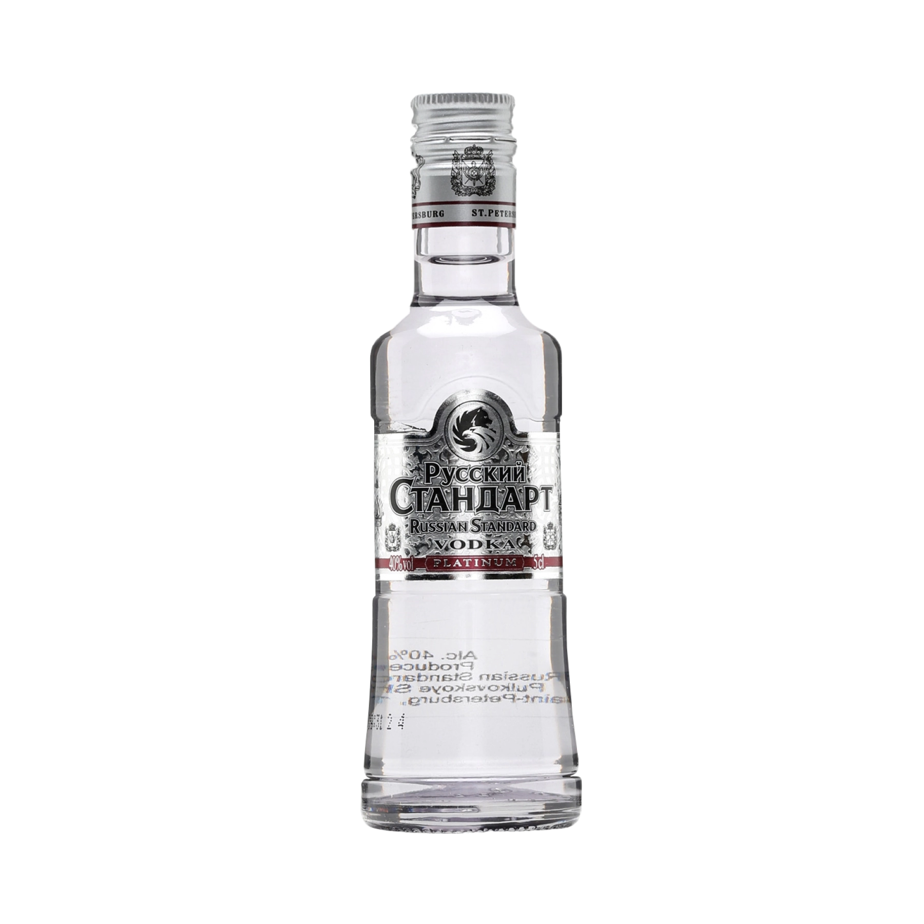 Rượu Vodka Nga Mini Standard Platinum 50ml